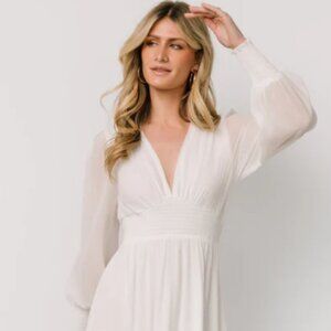 Baltic Born Olivia Maxi Dress, White, Size XL